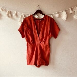 Urban Outfitters | Linen Kimono Romper